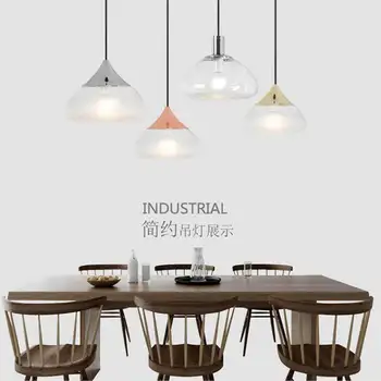 Šiaurės postmodernaus minimalistiniai stiklo sieniniai šviestuvai E27 LED žibintus, gyvenamasis kambarys, virtuvė, miegamasis, vonios kambarys tyrimą, restoranas, kavinė