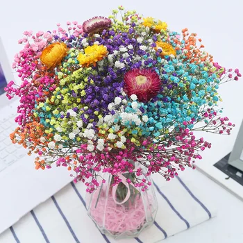  nauja romantiška serija Dirbtinis Gypsophila Gėlių Vestuves Puokštė Namų DecorHigh-kokybės elegancija Namų Dekoro