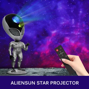 Aliensun Galaxy Star Projektorius Naktį Šviesos Atmosferą, Žvaigždėto Dangaus Projekcija Šviesos, Miegamojo Namų Dekoro Vaikams Gimtadienio Dovana