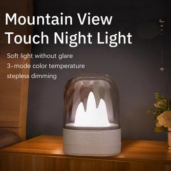  Premium 3 Spalvų Įkrovimo Lemputė LED USB Vaikai Naktį Šviesos Silikono Minkštas Kūdikio Lopšelį Lempos Kvėpavimo LED Šviesos Naktį