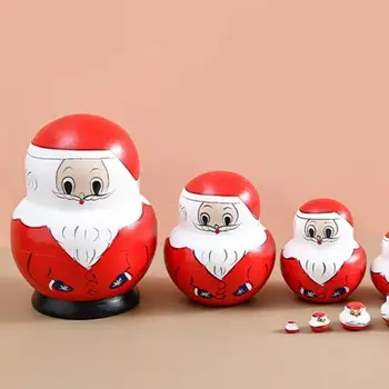  Lengvas, Subtilus Matryoshka Santa Claus Žaislų Saugojimo Brangenybės
