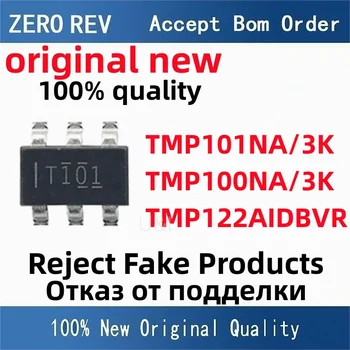  5vnt 100% Naujas TMP101NA/3K T101 TMP100NA/3K T100 TMP122AIDBVR T122 SOT-23-6 SOT23-6 visiškai naujas originalus žetonų ic