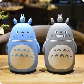  248ml 304 Nerūdijančio Plieno, Animacinių filmų Totoro Nešiojamų Termosas Anime Termos Taurė ir Puodelis Stiklinis Butelis Vakuuminės Kolbos Thermoses