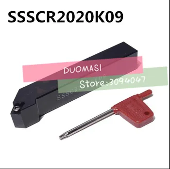  SSSCR2020K09 20*20mm Metalo Staklės, Pjovimo Įrankiai, Tekinimo Staklės, CNC Tekinimo Įrankiai, Išorės Tekinimo Įrankio Laikiklis S-Type SSSCR /L