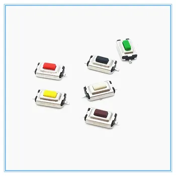  100vnt Micro Tact Switch Touch 3x6x2.5 SMD MP3 MP4 Tablet PC Mygtuką 