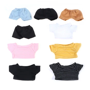  drabužių antis 30 cm žaislas, lėlė priedai su lankelis maišelį megztinis skrybėlę vaikų žaislai mergaitėms