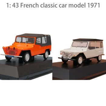  1: 43 prancūzijos klasikinių automobilių modelį 1971 m. Baigė modelio lydinio žaislas automobilis