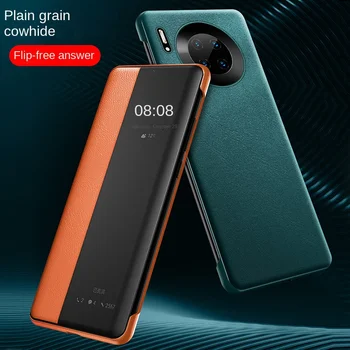  Taikoma Huawei P40 Telefono dėklas 30 Smart Miego Apversti Odinis dėklas Mate30 Pro Odos Lašas Atsparūs Apsauginiai Atveju