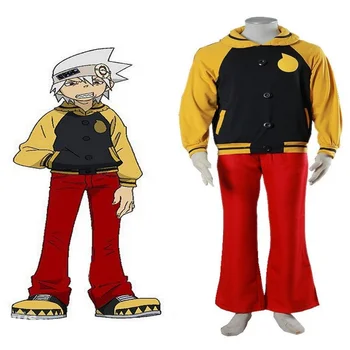  Anime Cos Soul Eater Cosplay Kostiumai, Striukės Paltai Vienodi Rinkiniai