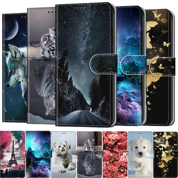  Knyga Odos Flip Case For Huawei Y3 Y5 Y6 Y7 Y9 Premjero 2017 M. 2018 M. 219 Telefono Dangtelį Piniginės Dažytos Funda Etui