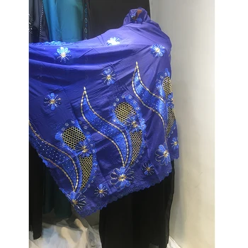  Dubajus Afrikos Musulmonų lietaus lašas Medvilnės Skara Wrap Cording Siuvinėjimo skara Skara Diamond Paprasto Hijabs Chemincal Nėrinių Stol Ilgai