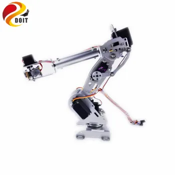  7 Dof Roboto Rankos Metalo Manipullator Mechaninė Rankos Visus Metalo Struktūra Arduino Robotų Švietimo