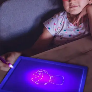  Šviesos Kedentuvė Lentos Ultra-light Šviesos Piešimo Lenta Vaikams Mokytis Žaislai Rašyti Doodle Padas