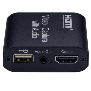  HDMI Video Capture Card Prietaiso USB 2.0 4K 1080P Ciklas Audio Capture Card Live Transliacijos Įrašymo PC PS4 HD Žaidimas Užfiksuoti