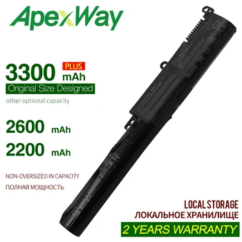  ApexWay A31N1601 A31LP4Q Nešiojamas Baterija ASUS X541 NC3450 VivoBook A541UA X541 X541NA X541NC
