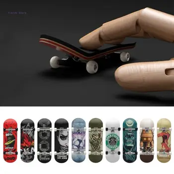  Finger Skate Vaikams, Mini Riedlentė Fingerboards 3.90x1.14 Colių Piršto Žaislas Dovanos Vaikams Kišenėje Dydis