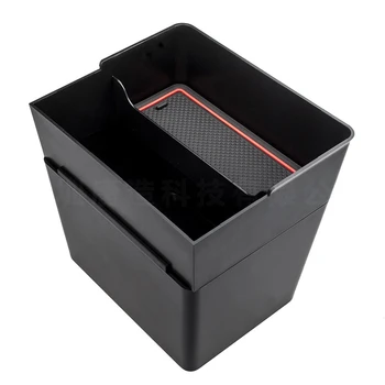  Automobilių Šiukšlių Dėžės Dvigubo Laikymo Dėžutė dėklai Automobilių Saugojimo Dėžutė Tinka Tesla Model 3 2017 m. 2018 m. 2019 m.