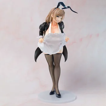  Naujas 35cm Japonijos Gimtoji Anime Sexy Bunny Mergina YuuKo Pav PVC Veiksmų Skaičius, Žaislų Statula Suaugusiųjų Kolekcijos Lėlės Modelio Dovana
