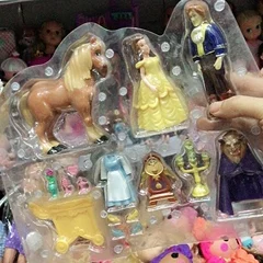  8 vnt. nustatyti naujos prekės anna princesė vaikų lėlės mielas sesers mergaitė dovana vaikams priedai zhibojian