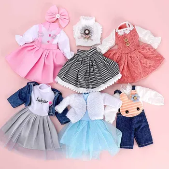  30cm Lėlės Drabužiai Pakeisti sudaro Princesė Suknelė 1/6 BJD Multi-bendras Žaislas Baby Girl Vaikas Dovana Žaisti Namų Reikmenys