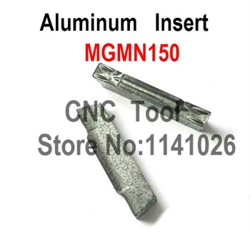  10VNT MGMN150 Aliuminio karbidas tekinimo įrašyti ,Gamyklos, rozetės,pjovimo diskai,cnc,už Griovelį Turėtojas MGEHR & MGIVR &MGEVR