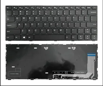  JAV Naujų nešiojamojo kompiuterio Klaviatūra lenovo E41-10 E41-15 E41-20 E41-25 tianyi 310-14isk ideapad 110-14ISK anglų Juoda