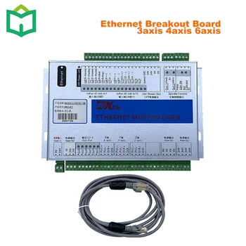  XHC Ethernet 3/4/6 Ašis MACH3 CNC Judesio Kontrolės Kortelės Dažnio 2000KHZ Valdytojas Breakout Valdybos Stepper Motor/Servo Variklis
