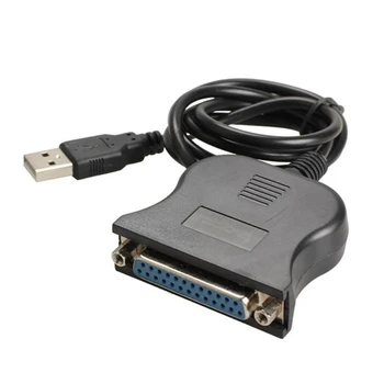  USB 2.0 Į 25Pin DB25 Lygiagrečiai Uosto Kabelis IEEE 1284 Lygiagrečiai Spausdintuvo Adapterį