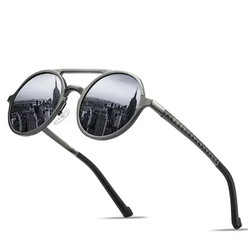  Vyrų mados stilius, retro aliuminio-magnio poliarizuoti akiniai nuo saulės 053