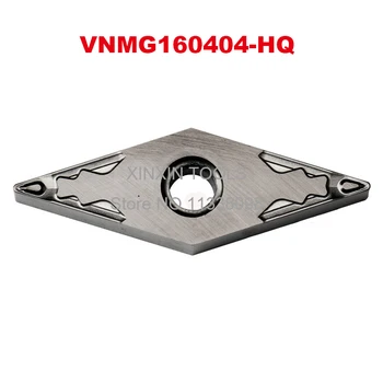  10PC VNMG160404-HQ TN600 Išorės Tekinimo Įrankis Įdėklai CNC Tekinimo Centras Plieno Apdailos Medžiagos, Keraminiai Karbido Peiliai VNMG