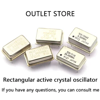  kristalų laikrodžių osciliatoriai, 112KHZ 112K 112.000 K-line active kristalų OSC CINKAVIMAS-4 stačiakampis laikrodis vibracijos visu dydžiu 5vnt