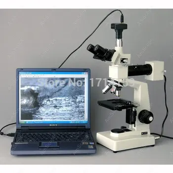  Metalurgijos Mikroskopu--AmScope Prekių Trinokulinis Metalurgijos Mikroskopą, 40X-640X