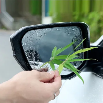  2vnt Automobilio galinio vaizdo veidrodis atsparus vandeniui ir anti-rūko filmas 