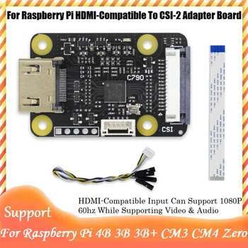  HDMI-Suderinamas Su CSI-2 Adapteris Valdybos 1080P 60Hz TC358743XBG Plėtros Valdybos Aviečių Pi 4B 3B 3B+ Nulis W