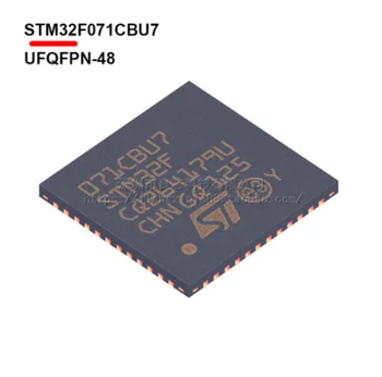  STM32F071CBU7 Paketo UFQFPN-48 ARM Cortex-M0 48MHz Flash Atmintis: 128K@x8bit RAM: 16KB MCU (MCU/MPU/SOC)