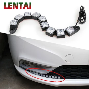  LENTAI 1Set Auto priešrūkinis žibintas DRL Lemputės, LED Žibintai, Automobilių 12V Toyota C-Hr Corolla Seat Leon Ford Focus 2 Fiesta 