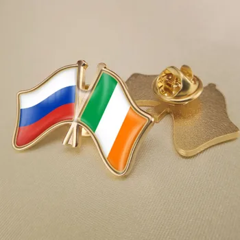  Rusijos Federacijos ir Airija Kirto Dviguba Draugystė Šaligatvio Atvartas Smeigtukai Sagė Ženkliukai