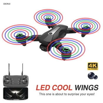  XKY KY608 LED Sraigtai RC Drone 4K HD Kamera, Aukštis Paspaudę Vieną Mygtuką Return/Iškrovimo /Off Begalvis RC Quadcopter Drone Dovana Žaislas