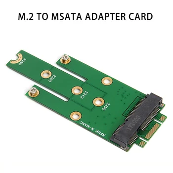  NGFF M. 2 B + M Klavišą MSATA Mini PCI-E ir PCI-Express SATA 3.0 SSD Vyrų Konverteris Adapteris Kortelę 2242/2260/2280 M2 Ngff SSD