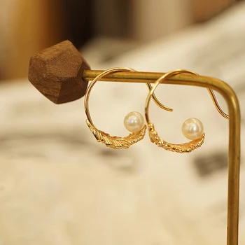  Įkvėpimo dizaino aukso inkrustacijos geometrinis auskarai moterims, klasikinis rafinuotas prabangos ponios, papuošalai, drabužiai, aksesuarai