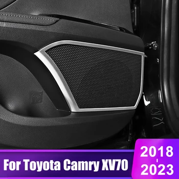  Toyota Camry 70 XV70 2018 2019 2020 2021 2022 2023 Hibridinių Automobilių Durų Garso Garsiakalbio Apdaila Padengti Tweeter Lipdukas Priedai