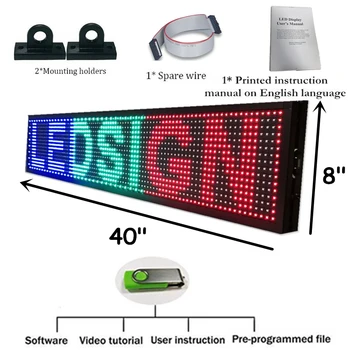 P10 SMD Wifi Lauko Programuojami Juda Pranešimą BGR 3 spalvų LED Ženklas Valdybos Parduotuvės lango reklama Led Display verslo