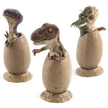  Mini Dinozaurų Kiaušinių, Pusė išperinti sulaužytas korpuso dinozaurų kiaušinių modelis Dekoras vaikų gyvūnų žaislo modelis pav.