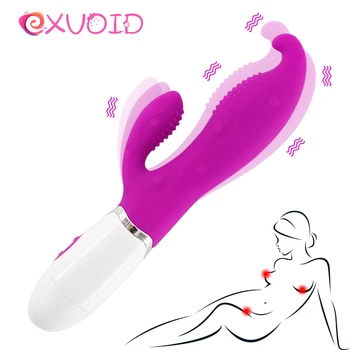  EXVOID Rabbit Vibratorius, Sekso Parduotuvė Silikono Makštį, G-spot Massager Klitorį Stimuliuoja Sekso Žaislai Moterims, Dildo, Vibratoriai Moteris
